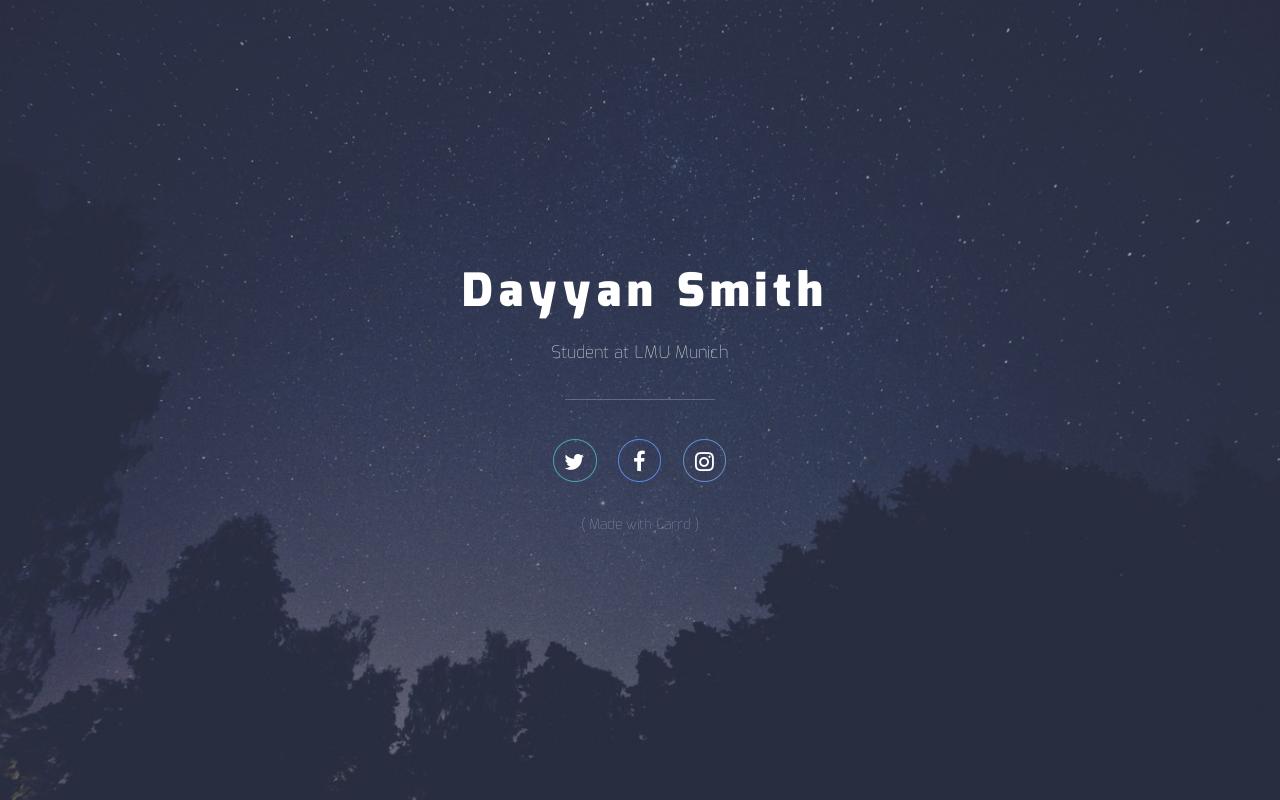 Carrd profile picture for @days